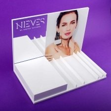 Plexiglas cosmetic display stand NIEVES ALVAREZ