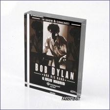 Acrylic Plexiglas Bloc Bob Dylan