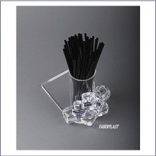 Acrylic Plexiglas Display Straws