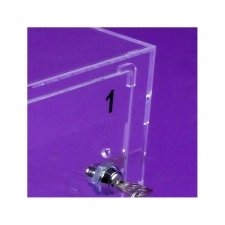 ACRYLIC PLEXIGLAS LOCKER TRANSPARENT