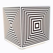 Acrylic plexiglas lamp CUBE of white