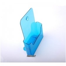 BROCHURE HOLDER ACRILIC POLYSTYRENE TRANSLUCENT BLUE A4 VERTICAL