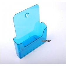 BROCHURE HOLDER ACRILIC POLYSTYRENE TRANSLUCENT BLUE A4 VERTICAL