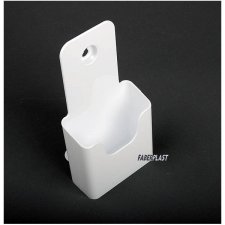 BROCHURE HOLDER ACRILIC POLYSTYRENEBRIGHT WHITE 1/3 A4 VERTICAL