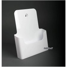 BROCHURE HOLDER ACRILIC POLYSTYRENEBRIGHT WHITE A5 VERTICAL