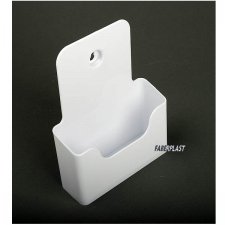 BROCHURE HOLDER ACRILIC POLYSTYRENEBRIGHT WHITE A5 VERTICAL