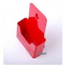 BROCHURE HOLDER ACRILIC POLYSTYRENEBRIGHT RED A5 VERTICAL