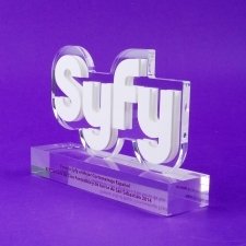 Acrylic Plexiglas Trophy Syfy