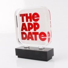 Plexiglas trophy THE APP DATE