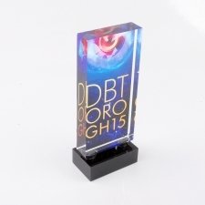 Acrylic plexiglas trophy DBT GH15