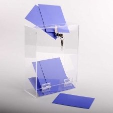 Plexiglas suggestion box MAGYC