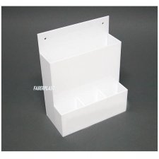 Plexiglas brochure holder white SAM