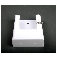 Brochure Holder WHITE 1/3 A4 VERTICAL (WALL)