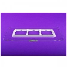 Perspex plate SWITCHES TRIPLE