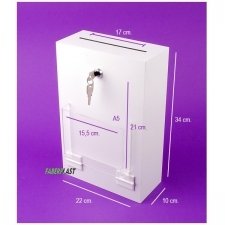 Acrylic pvc Suggestion box BASIC