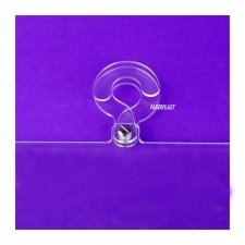 ACRYLIC PLEXIGLAS SHEET HOLDER HANGER DOUBLE