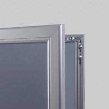 Aluminum frame LOCKABLE POSTER