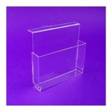 Acrylic plexiglas brochure holder SHELF