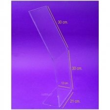 Acrylic plexiglas leaflet display MALTA