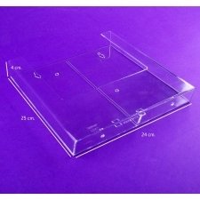 Acrylic Brochure Holder WALL A4 VERTICAL. MOD C
