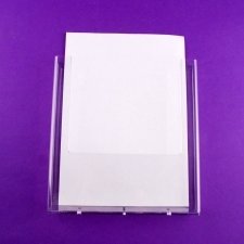 Acrylic Brochure Holder WALL A4 VERTICAL. MOD C