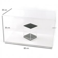 Plexiglas showcase WHITE BASE LARGE