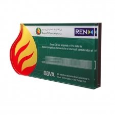 Acrylic Plexiglas Tombstone OMAN OIL