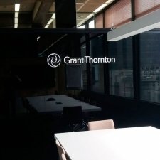 GRANT THORNTON logo perspex sign