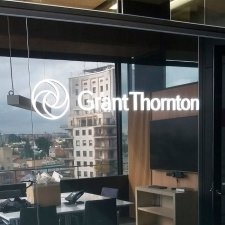 GRANT THORNTON logo perspex sign