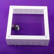 Perspex Safe Box THERMOSTAT White and transparent