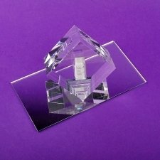 Perspex display exhibition JULIA