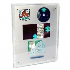 Acrylic Plexiglas tombstone FM MUSIC