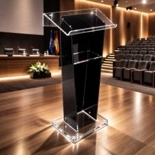 Acrylic plexiglas lectern DYANA BLACK