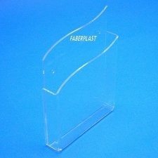 Acrylic plexiglas brochure holder ELEGANCE