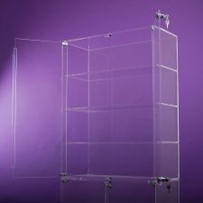 Plexiglas shelving BLACK BASE