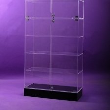 Plexiglas shelving BLACK BASE