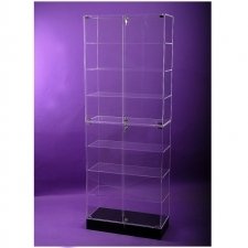 Plexiglas shelving BLACK BASE
