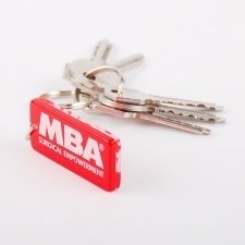 Plexiglas keyring MBA SURGICAL EMPOWERMENT