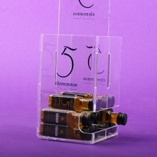 Plexiglas display stand 5 ELEMENTOS oil