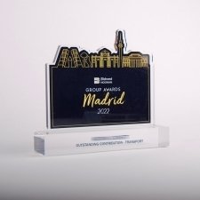 Plexiglas trophy BIDVEST NOONAN MADRID 2022