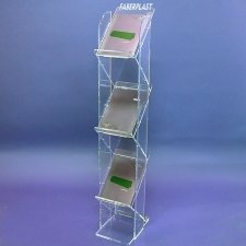 Plexiglas stand Brochure Holder STAIRS