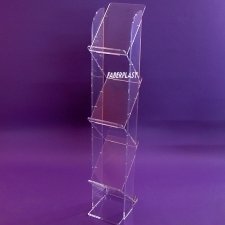 Plexiglas stand Brochure Holder STAIRS