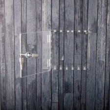 Plexiglas box SECURITY THERMOSTATS with tube inlet