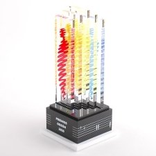 Plexiglas trophy for the ODEON awards