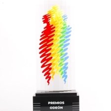 Plexiglas trophy for the ODEON awards