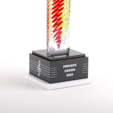 Plexiglas trophy for the ODEON awards