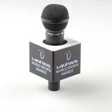 Microphone cube LAUREUS awards