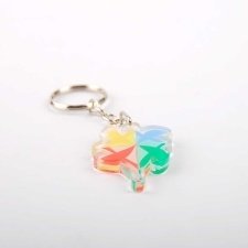 Acrylic plexiglas keyrings FOUR WINDS