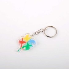 Acrylic plexiglas keyrings FOUR WINDS