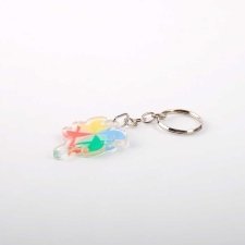 Acrylic plexiglas keyrings FOUR WINDS